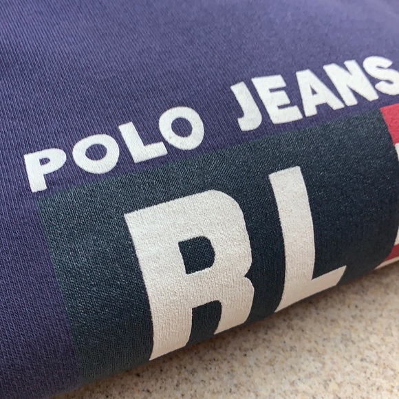 Vintage early 80’s Ralph Lauren Polo Jeans oversized-sweatshirt pull over crew - Picture 15 of 16